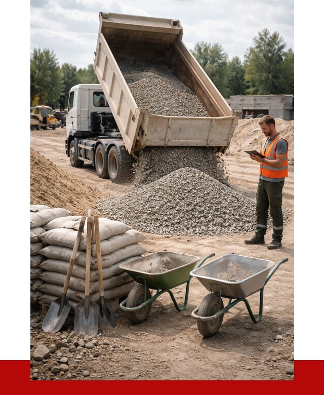 Доставка нерудных материалов в Севастополе от 1239 руб. | ПРОНЕРУДСев