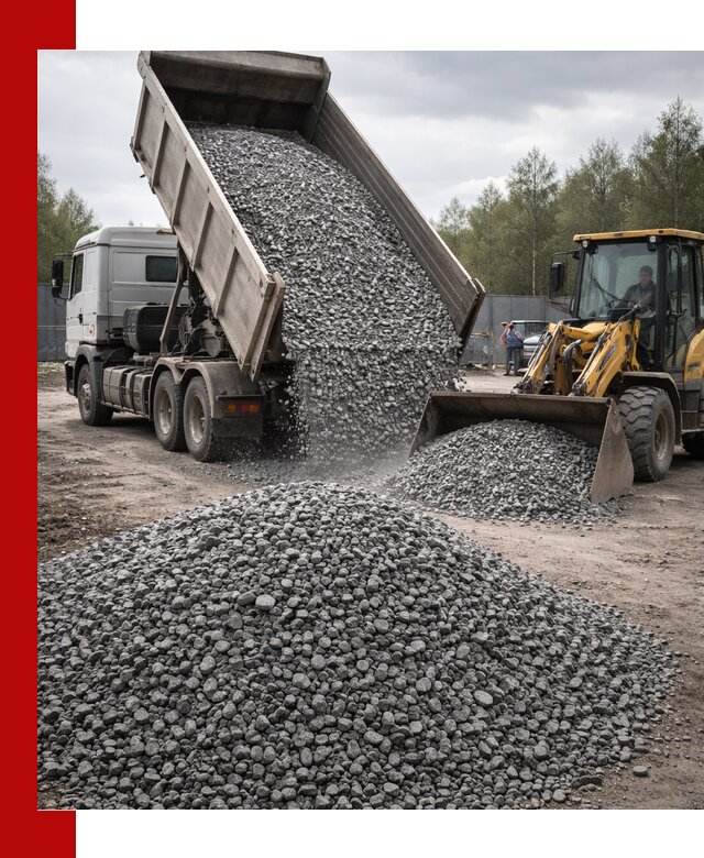 Доставка и продажа щебня гранитного в Севастополе