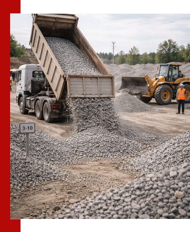 Гранитный щебень фракции 3–10: доставка и продажа в Севастополе