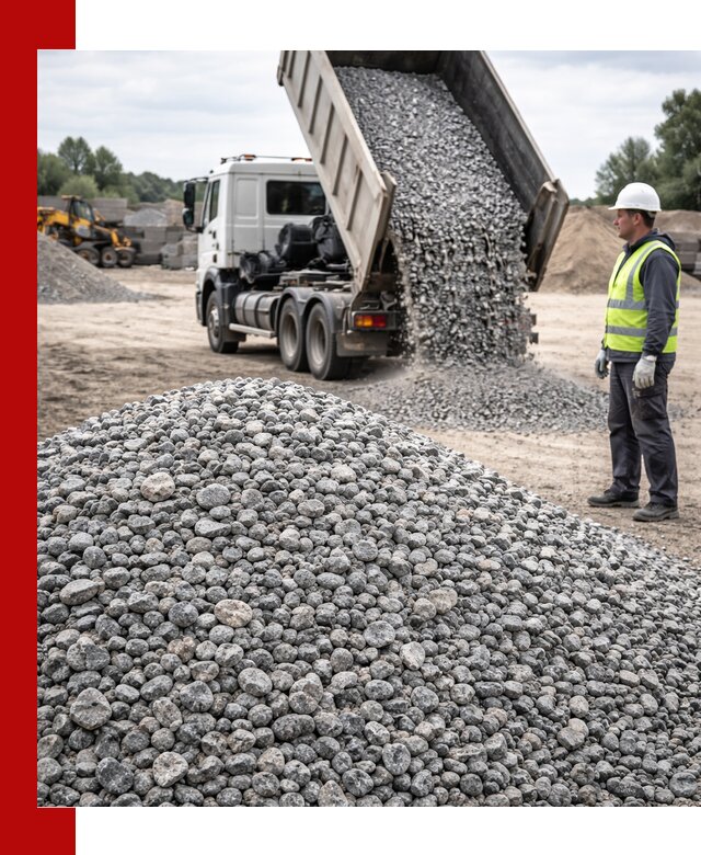 Доставка и продажа гранитного щебня фракции 5-20 в Севастополе