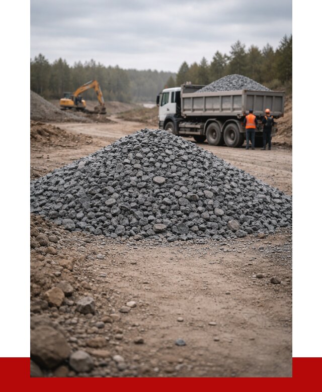 Щебень габбро диабаз фракция 40-70 в Севастополе от 2271 р-ПРОНЕРУДСев