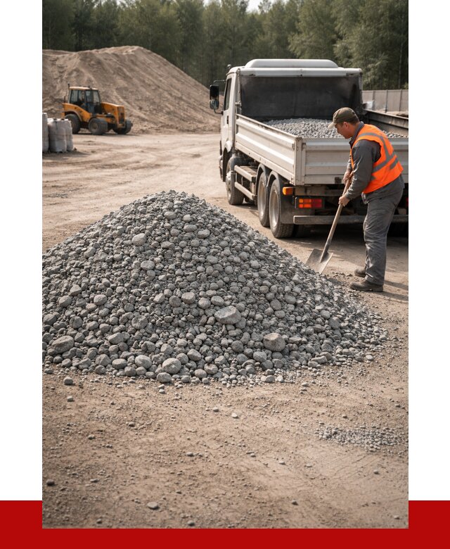 Гравийный щебень фракция 5-10 в Севастополе от 2271 р. | ПРОНЕРУДСев