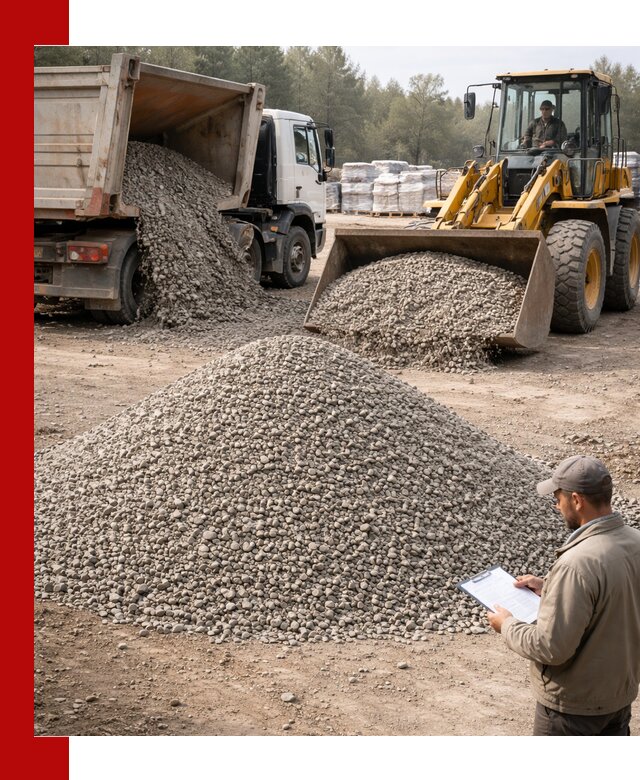 Гравийный щебень фракция 5–10 с доставкой в Севастополе