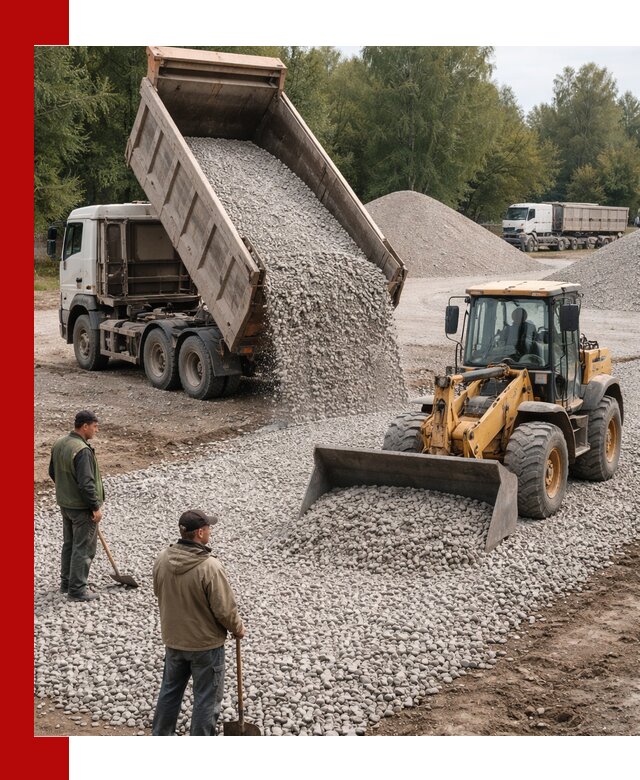 Купить гравийный щебень фракция 20-40 в Севастополе с доставкой