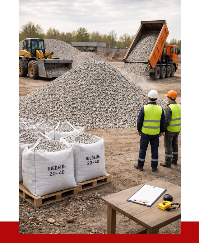 Известняковый щебень 20-40 в Севастополе от 2167 р. ПРОНЕРУДСев