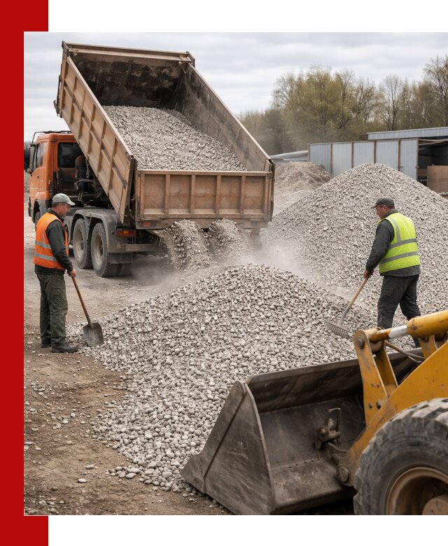 Доломитовый щебень фракции 5-20 с доставкой в Севастополе
