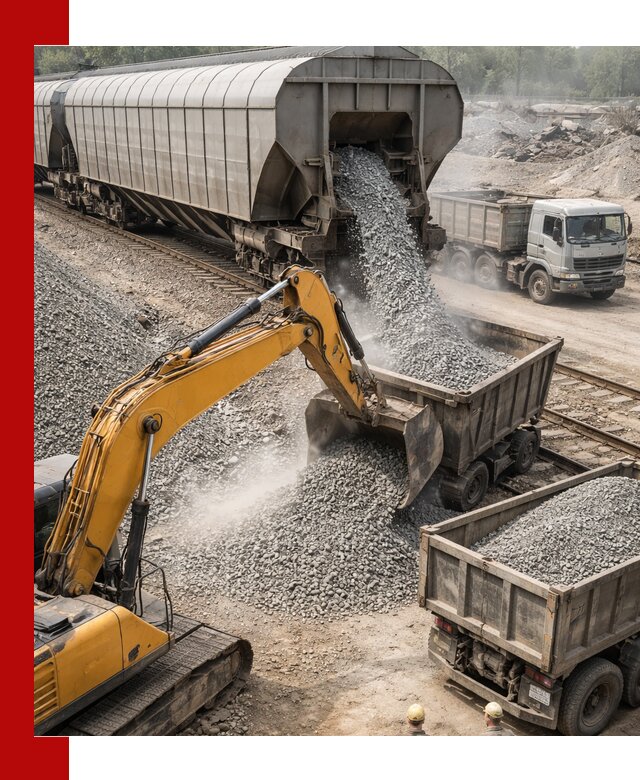 Доставка железнодорожного щебня в Севастополе крупными партиями быстрого отгруза