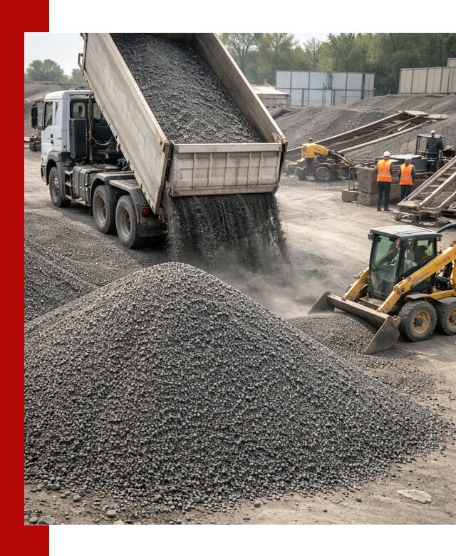 Вторичный щебень фракция 0–5 с доставкой в Севастополе