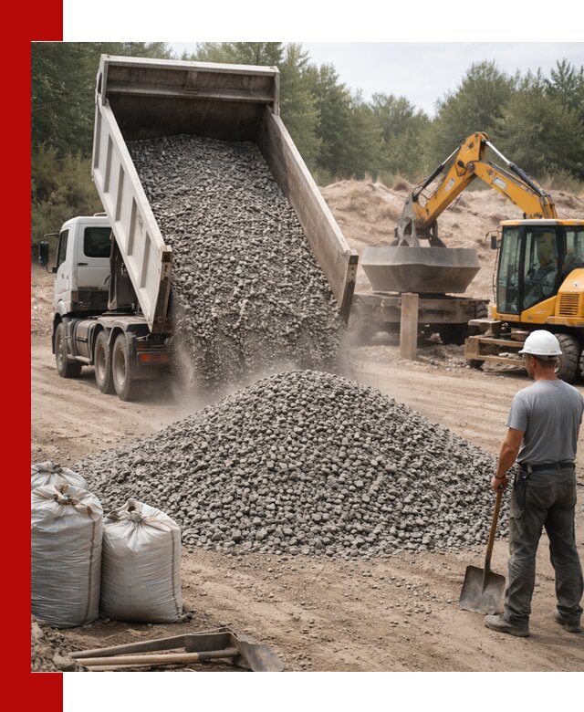 Доставка и продажа бетонного щебня в Севастополе