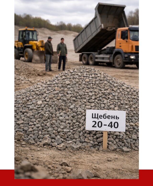 Бетонный щебень фракция 20-40 в Севастополе от 2529 р. | ПРОНЕРУДСев