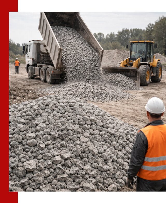 Доставка бетонного щебня фракции 20-40 в Севастополе