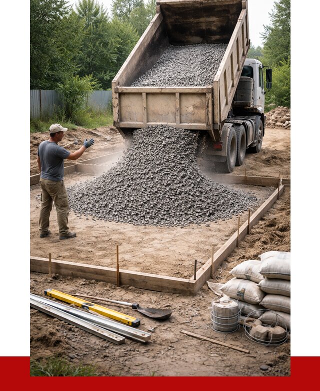 Купить щебень для фундамента в Севастополе от 4644 р. | ПРОНЕРУДСев