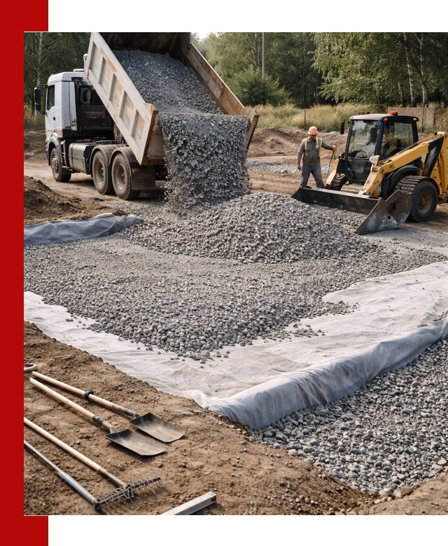 Щебень для фундамента с доставкой в Севастополе