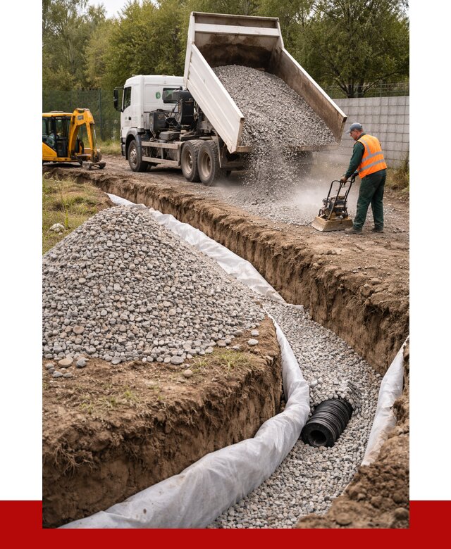 Щебень для дренажа в Севастополе от 1909 р., ПРОНЕРУДСев доставка