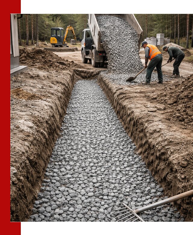 Щебень для дренажа с доставкой в Севастополе высокого качества