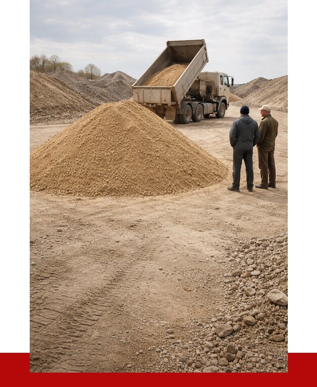 Карьерный песок крупнозернистый в Севастополе от 8773 р | ПРОНЕРУДСев