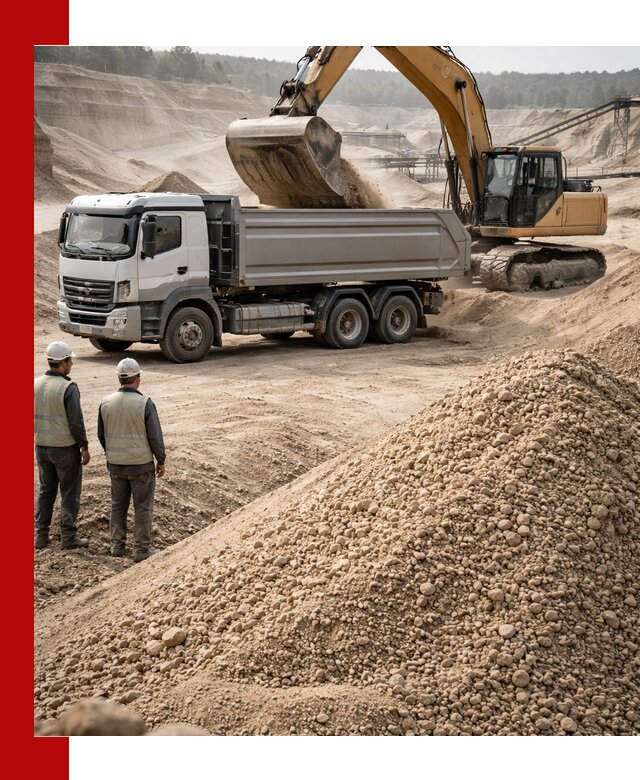 Карьерный крупнозернистый песок с доставкой в Севастополе