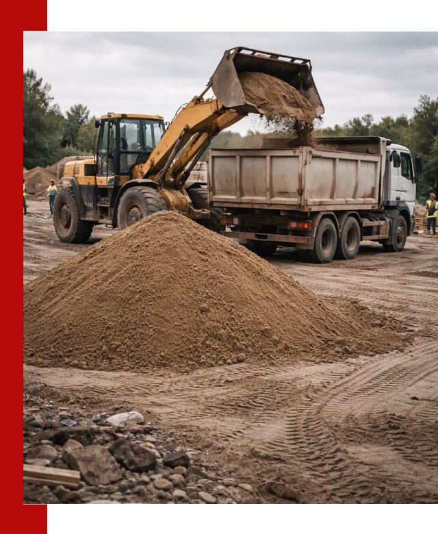 Доставка речного песка навалом в Севастополе быстро и выгодно