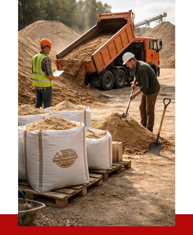 Строительный песок в Севастополе от 2271 р. с доставкой, ПРОНЕРУДСев