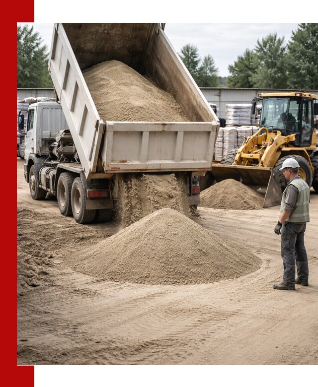 Поставка и доставка песка для бетона в Севастополе