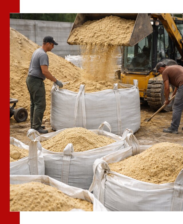 Поставка качественного песка для кладки в Севастополе
