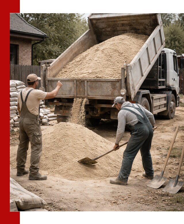 Песок для штукатурки с доставкой в Севастополе качественный и чистый