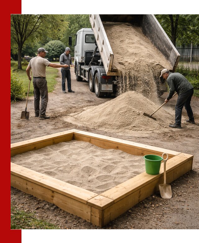 Песок для песочницы с доставкой в Севастополе недорого и чистый