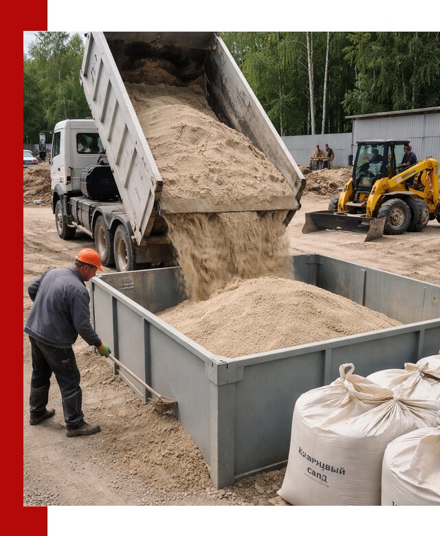 Кварцевый песок для фильтра в Севастополе — доставка и качество