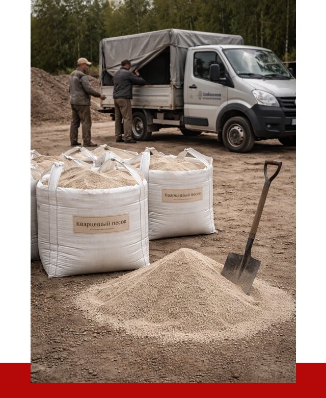 Кварцевый песок для пескоструя в Севастополе от 4644 р. | ПРОНЕРУДСев