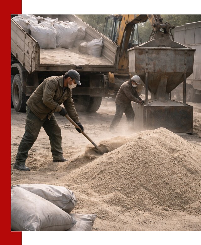 Кварцевый песок для пескоструя в Севастополе — доставка и качество