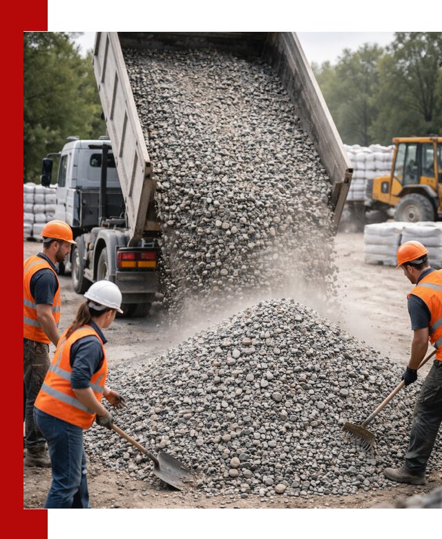Доставка гравия и камня в Севастополе оптом и в розницу