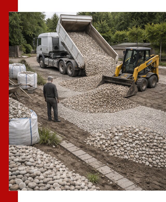 Доставка морской гальки оптом и в розницу в Севастополе