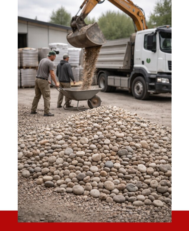 Галька декоративная в Севастополе от 3303 р. за куб | ПРОНЕРУДСев