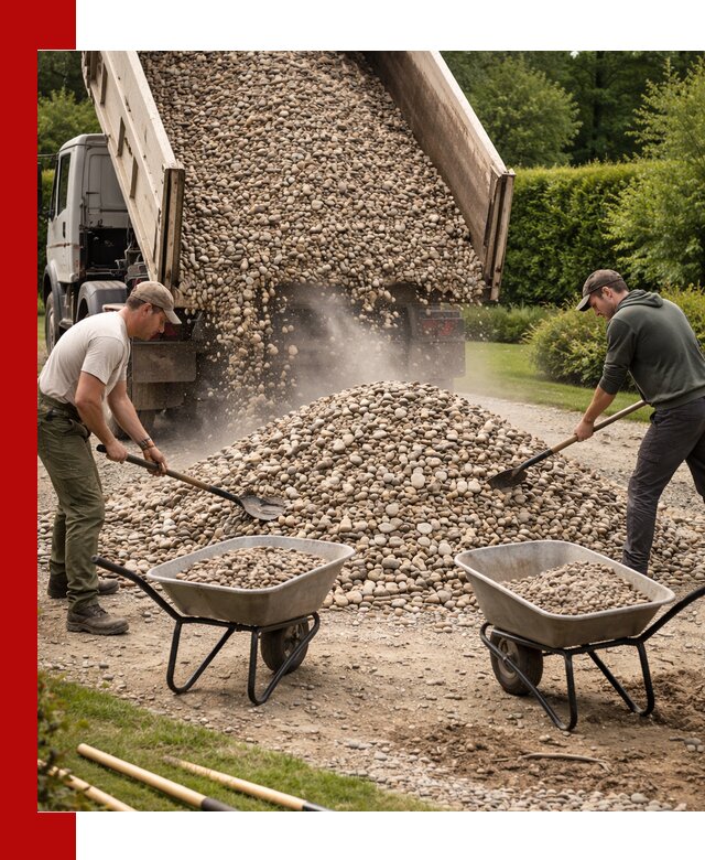 Доставка и продажа декоративной гальки в Севастополе