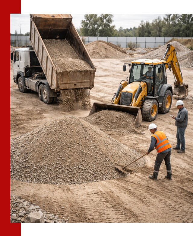 Поставка и доставка ПГС С4 в мешках и самосвалах в Севастополе