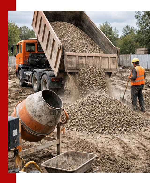 Опгс для бетона с доставкой самосвалом в Севастополе от производителя