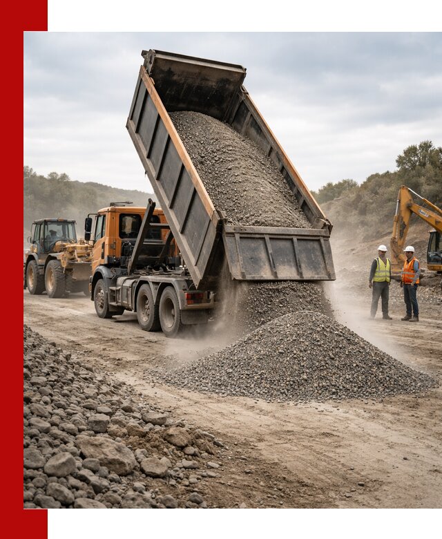 Щебёночно-песчаная смесь ЩПС С1 с доставкой в Севастополе