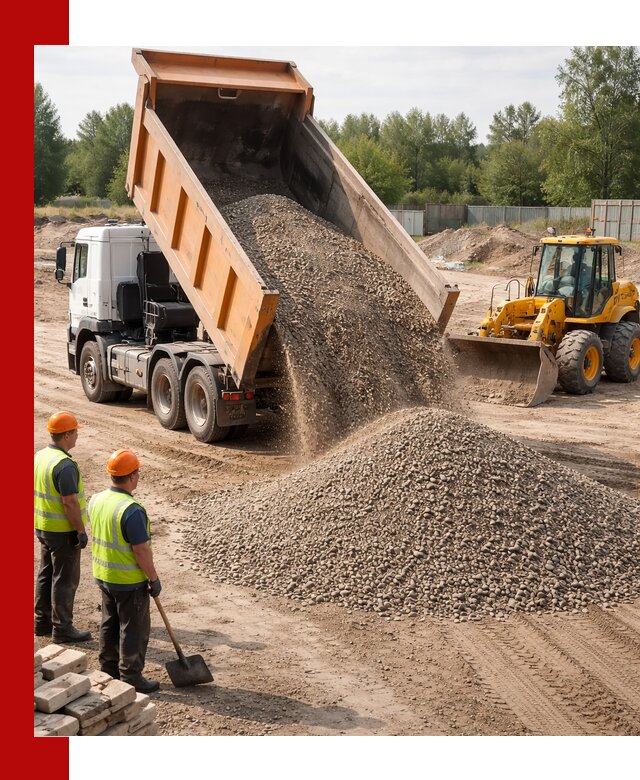 Доставка щебёночно-песчаной смеси ЩПС С7 в Севастополе