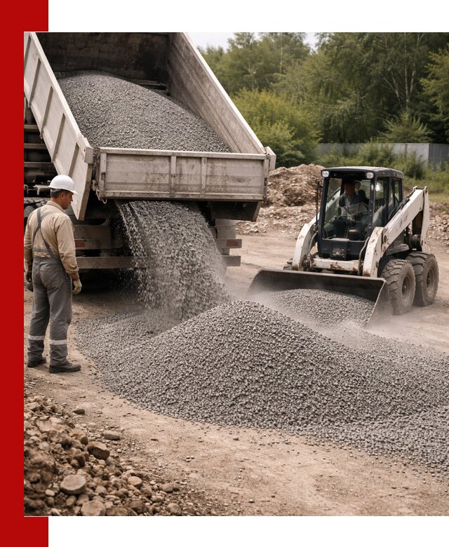 Доставка гравийного отсева 0-5 в Севастополе оптом и в розницу