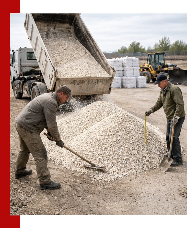 Мраморная крошка с доставкой и разгрузкой в Севастополе