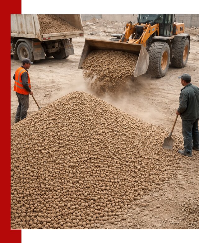Керамзит фракция 10-20 с доставкой в Севастополе