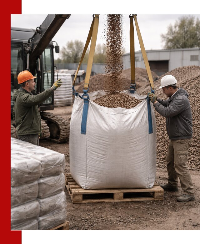 Керамзит в биг-бегах с доставкой в Севастополе