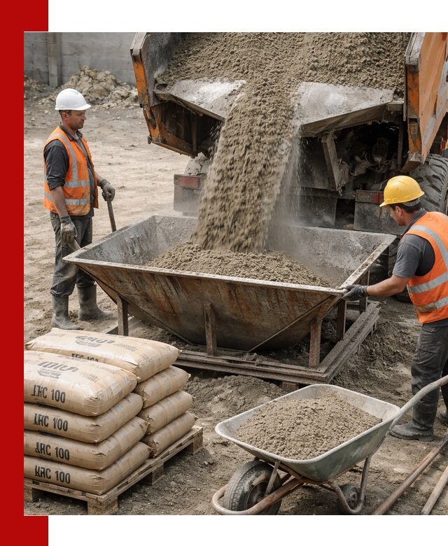 Доставка цементно-песчаной смеси М100 в Севастополе