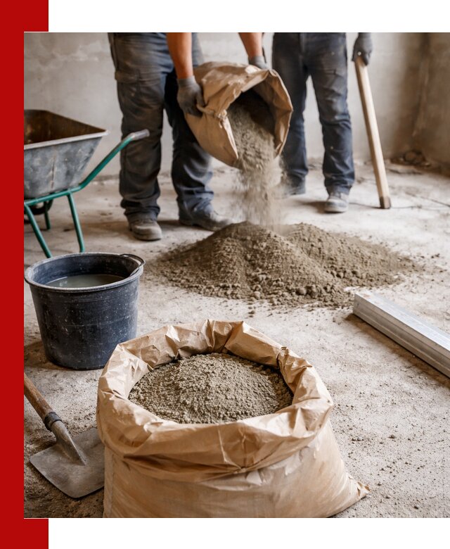 Доставка сухой смеси для стяжки в Севастополе