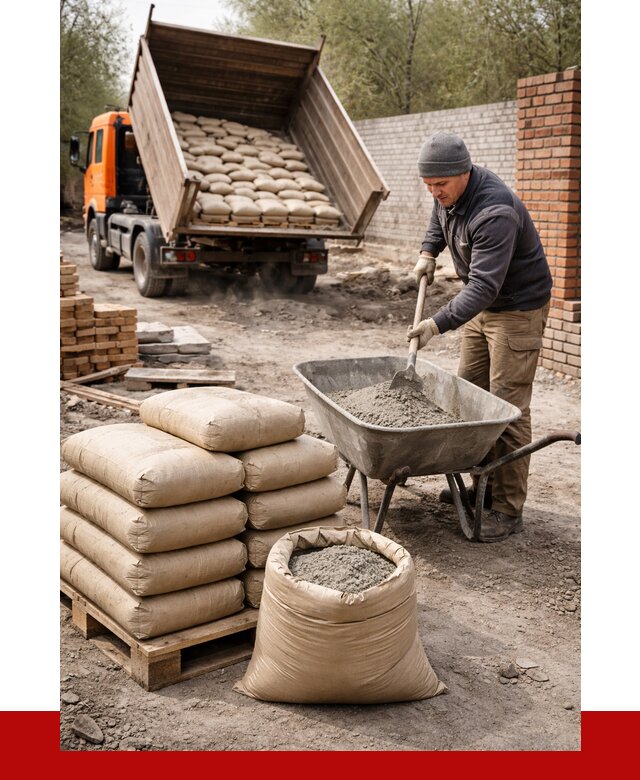 Купить сухую смесь для кладки в Севастополе от 1239 р. | ПРОНЕРУДСев