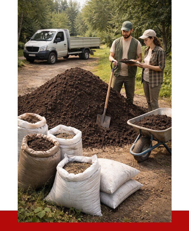 Купить грунт с доставкой в Севастополе от 4644 р. за м3 | ПРОНЕРУДСев