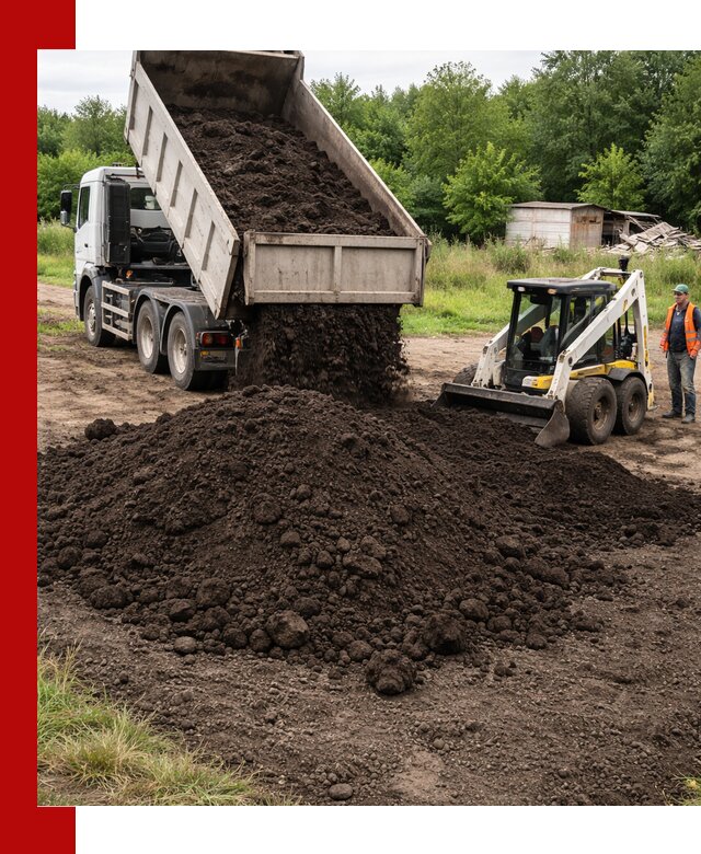 Поставка плодородной земли с доставкой самосвалом в Севастополе