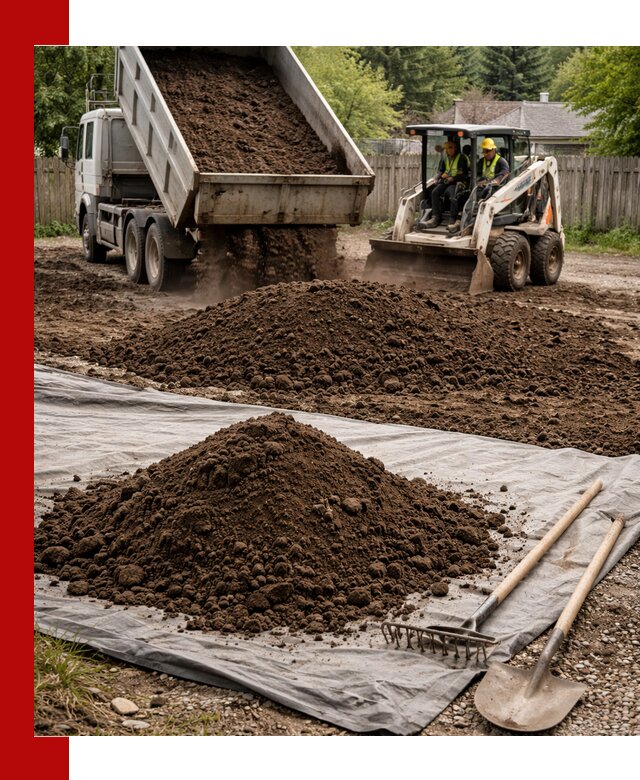 Грунт для отсыпки участка с доставкой в Севастополе