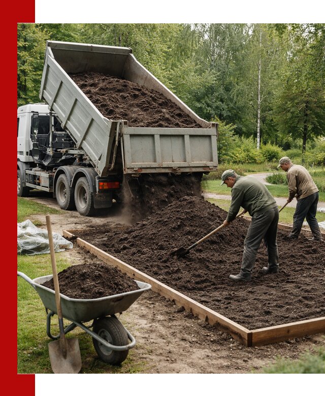 Доставка грунта для озеленения и благоустройства в Севастополе