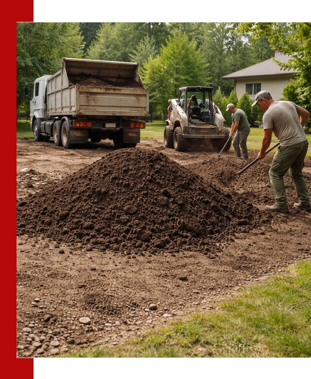 Доставка и укладка грунта для газона в Севастополе